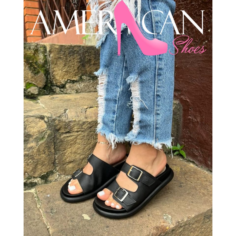 sandalia carolina negro